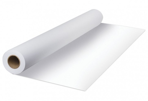 Крафт бумага белая в рулоне, намотка 80м