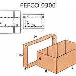 Телескопическая коробка FEFCO 0306