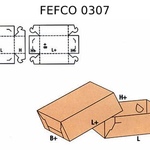 Телескопическая коробка FEFCO 0307