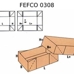 Телескопическая коробка FEFCO 0308