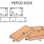 Телескопическая коробка FEFCO 0310