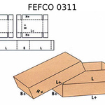 Телескопическая коробка FEFCO 0311