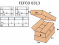 Телескопическая коробка FEFCO 0313