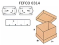 Телескопическая коробка FEFCO 0314