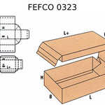 Телескопическая коробка FEFCO 0223