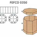 Телескопическая коробка FEFCO 0350