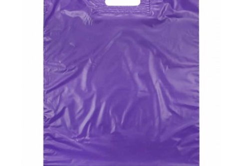Пакет ВУР 30*40см (+0см), 50мкм, ПВД, фиолетовый