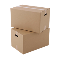 гофрированная картонная коробка